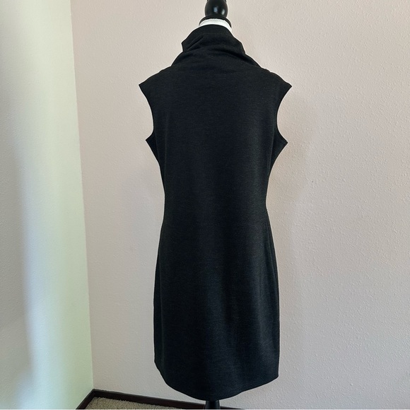 Garnish PDX Sleeveless Funnel Neck Dress, Size Large, Sustainable Handmade - Picture 3 of 10